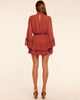 Ramy Brook Claudia Silk Chiffon Ruffle Tiered Mini Dress
