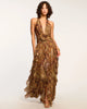 Ramy Brook Emerance Plunging Halter Gown