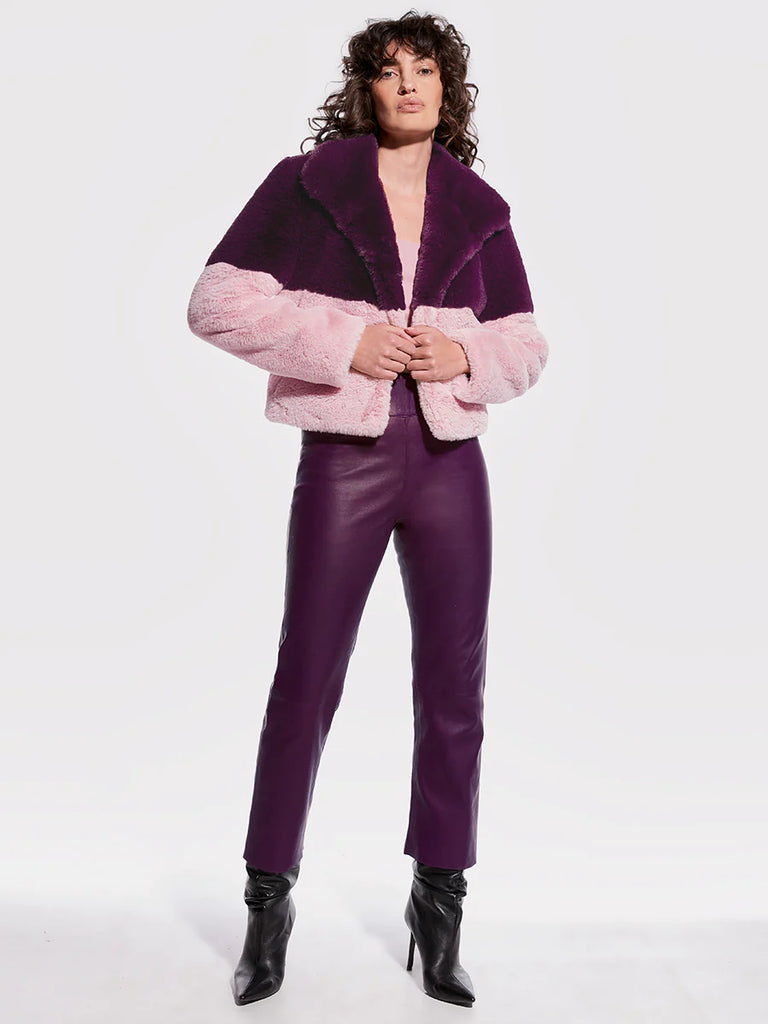 ASbyDF Holden Faux Fur Chubby Jacket