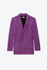 Zadig & Voltaire Visko Cuir Froisse Veste