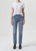 Agolde Riley Long High Rise Straight