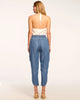 Ramy Brook Huc Chambray Cropped Cargo Jogger