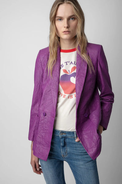 新品ZADIG＆VOLTAIREDELUXE定価54000レオパード　ジャケット 新品ZADIG＆VOLTAIREDELUXE定価54000レオパード ジャケット