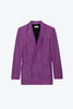 Zadig & Voltaire Visko Cuir Froisse Veste