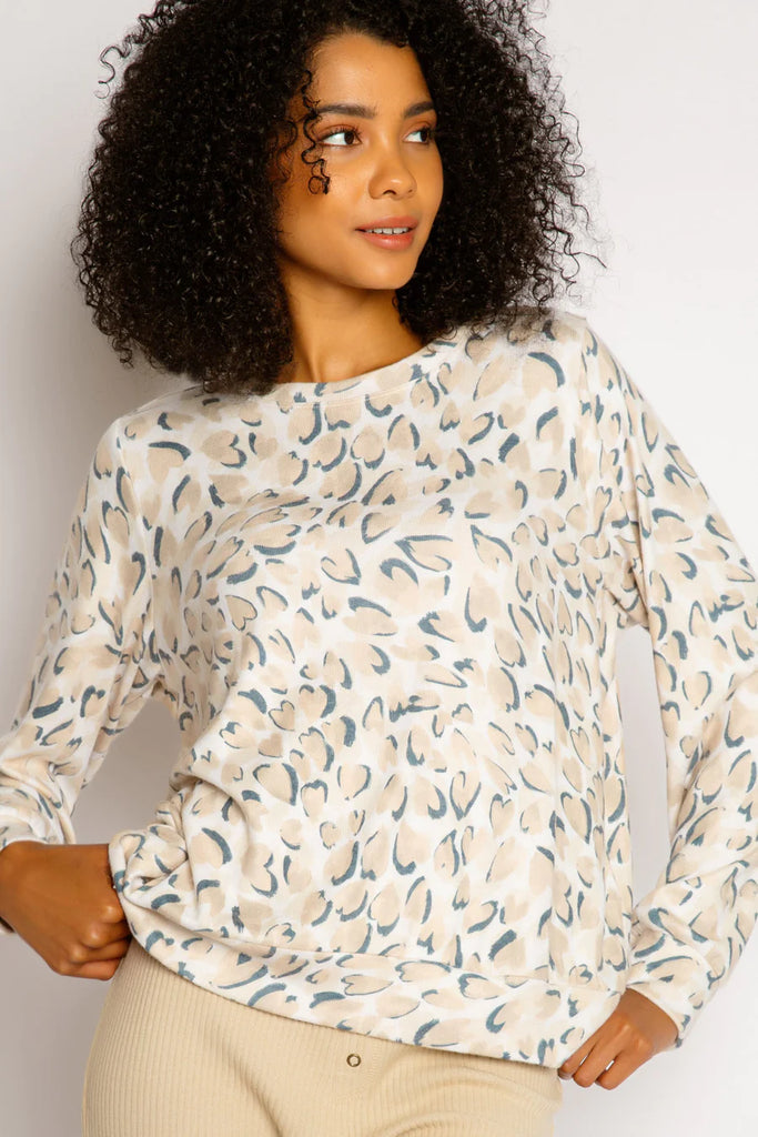 PJ Salvage Long Sleeve Wild You Top