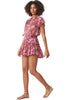 Misa Marion Skirt - Amaranth Flora