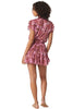 Misa Marion Skirt - Amaranth Flora