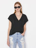 Frame Le Mid Rise V Neck Tee