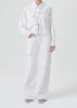 Agolde NYX Denim Shirt - Flour