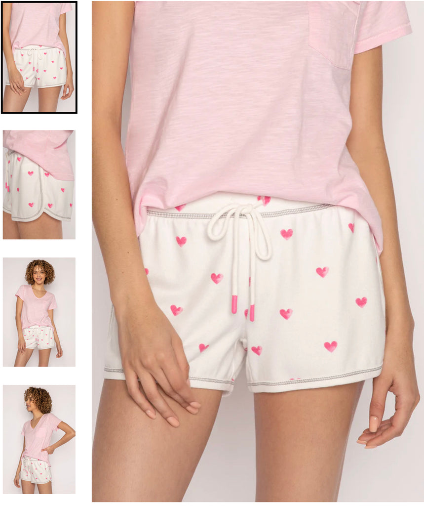 PJ Salvage Bright Stars & Brave Hearts  Shorts - Ivory