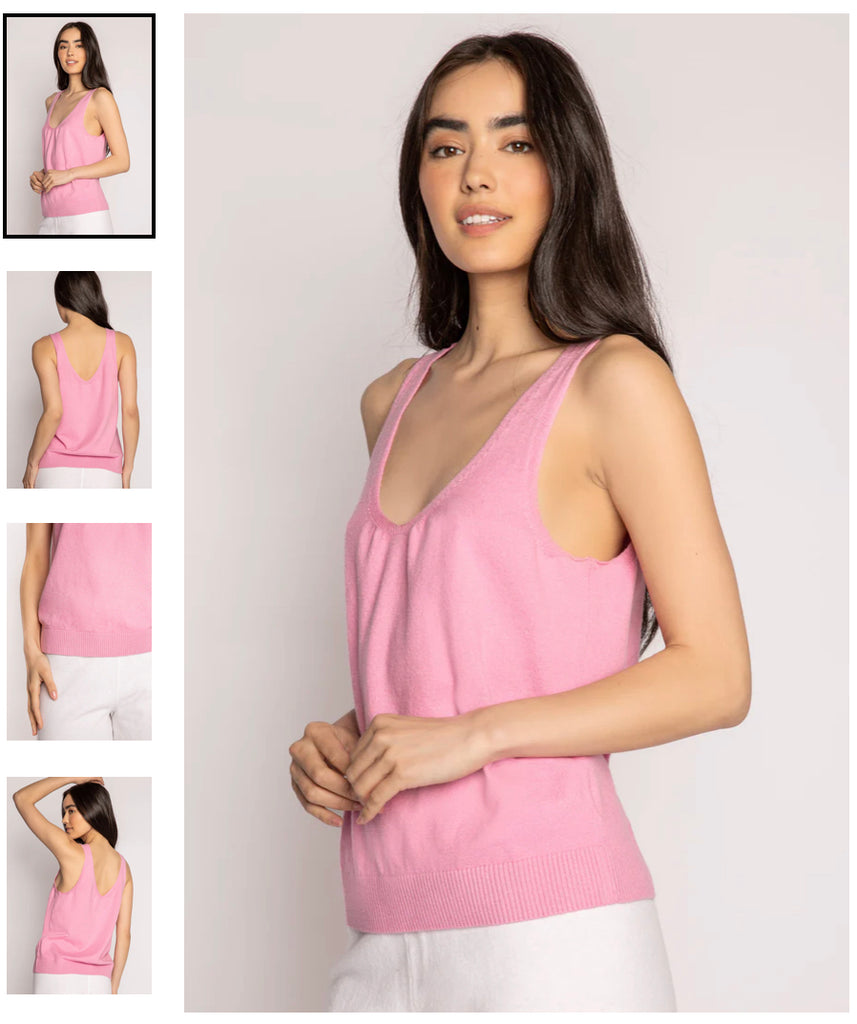 PJ Salvage Slounge Sleep Tank - Pink Lilac