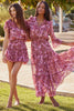 Misa Marion Skirt - Amaranth Flora