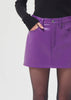 Agolde RECYCLED LEATHER LIV MINI SKIRT -