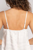 PJ Salvage Luxe Aloe Bridal Cami - White