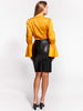 ASbyDF EVERLY STRETCH LEATHER SKIRT