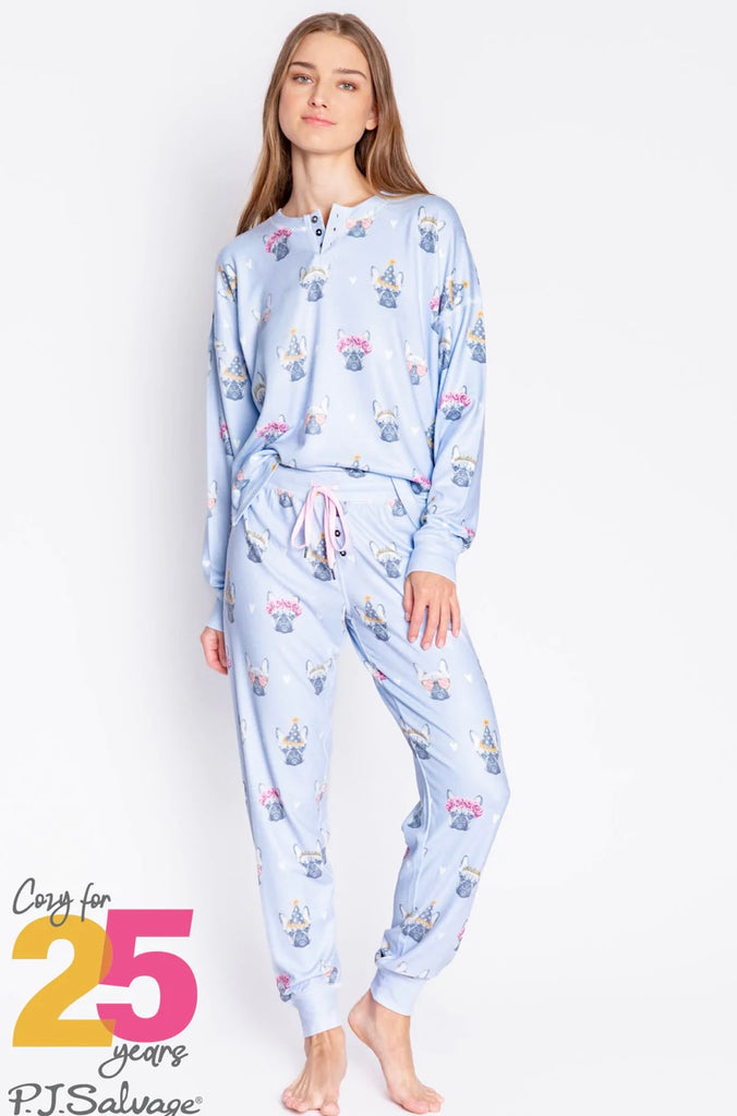 Pj Salvage Frenchie life pj set