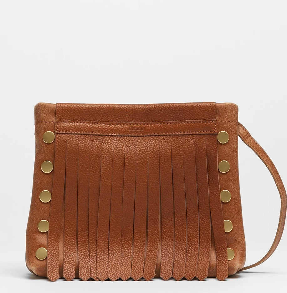 Hammitt Duke saddle fringe purse