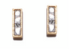 Shana gulata kathryn studs - raw cut diamonds -