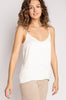 PJ Salvage Luxe Aloe Bridal Cami - White