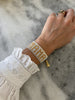 Hart Large white/gold Mama Bracelet