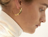 Jenny Bird Vantage large gold hoops