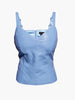 AS by DF Becca Recycled Leather Tank - Powder Blue