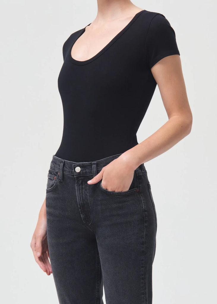 Agolde SHORT SLEEVE BODYSUIT