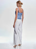 AS by DF Becca Recycled Leather Tank - Powder Blue