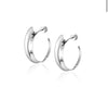 Jenny Bird Vantage silver small hoops
