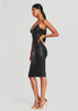 Retrofete AIDEN COATED DENIM MIDI DRESS
