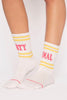 PJ Salvage Fun Socks - Cream Party Animal