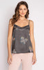 PJ Salvage Cami All Flutters - Charcoal