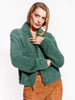 ASbyDF GWEN CARDI- evergreen
