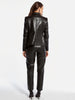 ASbyDF Jordan Recycled Leather Trousers Black