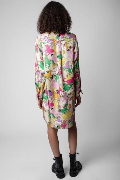 ZADIG & VOLTAIRE レース襟長袖シャツ ZADIG & VOLTAIRE Patterned Shirt Dress for GIRL | Kids around