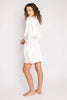PJ Salvage Luxe Aloe Bridal Robe - White