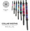 Eclectic Array hand woven dog collar