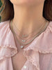 Ef Collection DIAMOND DOUBLE ANGEL WING NECKLACE