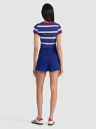 Alice and Olivia Conry Pleated Short