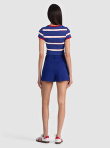 Alice and Olivia Conry Pleated Short