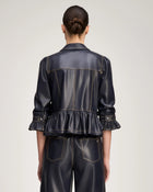 Cinq A Sept Lite Vegan Leather Delanie Jacket