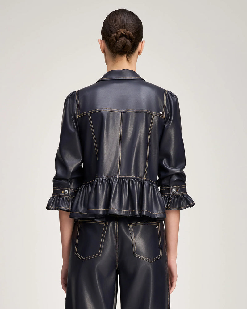 Cinq A Sept Lite Vegan Leather Delanie Jacket