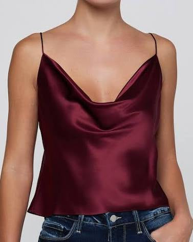 L’ Agence Calista Cowl Neck Cami Top