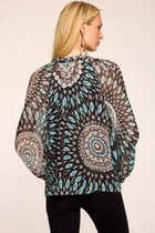 Ramy Brook Maisy Printed Silk Top