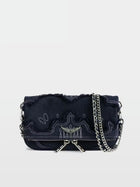 Zadig & Voltaire Rock mini clutch- denim