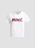 Cinq A Sept Merci Ruffle Shrunken T-Shirt