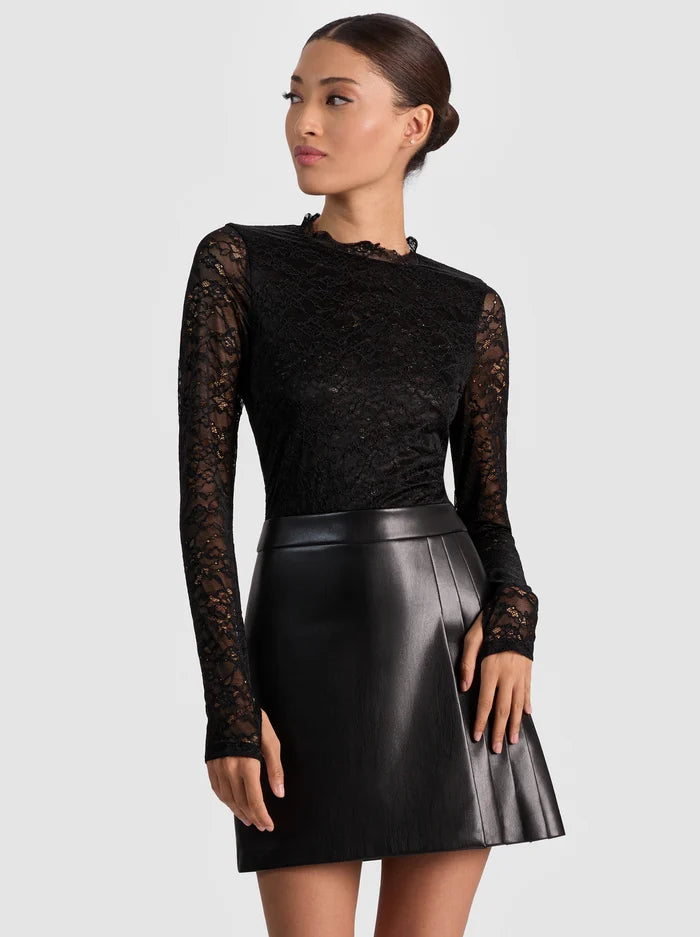Alice and  Olivia Chara Lace Mini Dress
