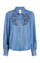 Cinq A Sept Rhinestone Embellished Juliette Top