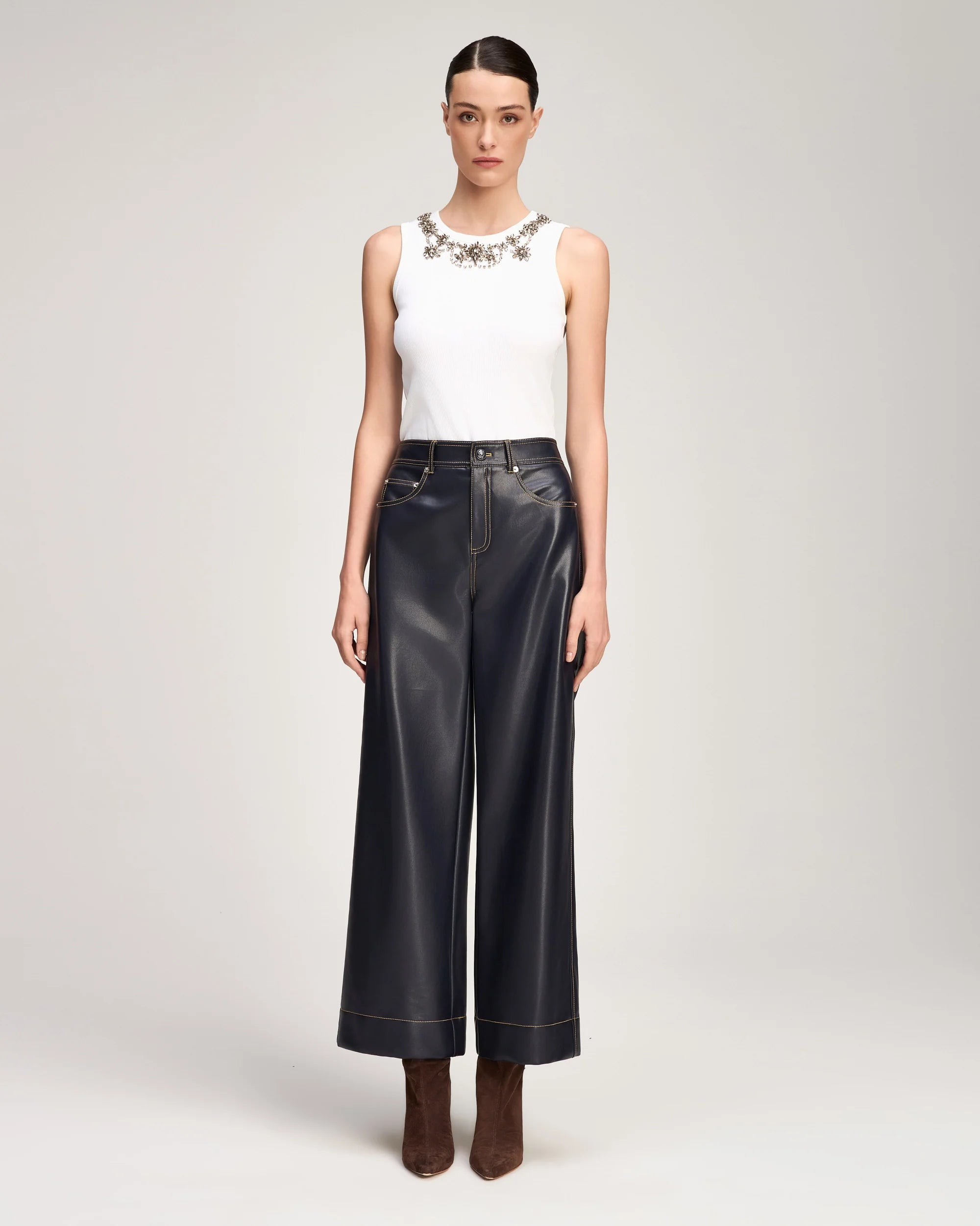 Cinq A Sept Vegan Leather Betsy Pant