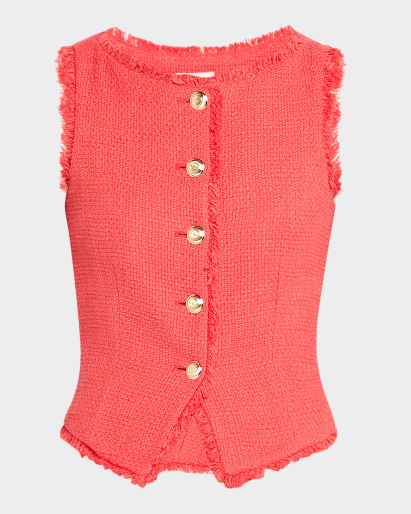 Cinq A Sept Camen Bouclé Vest